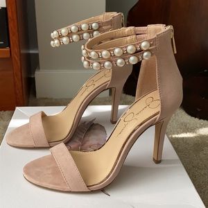 Jessica Simpson Blush Pearl Heels